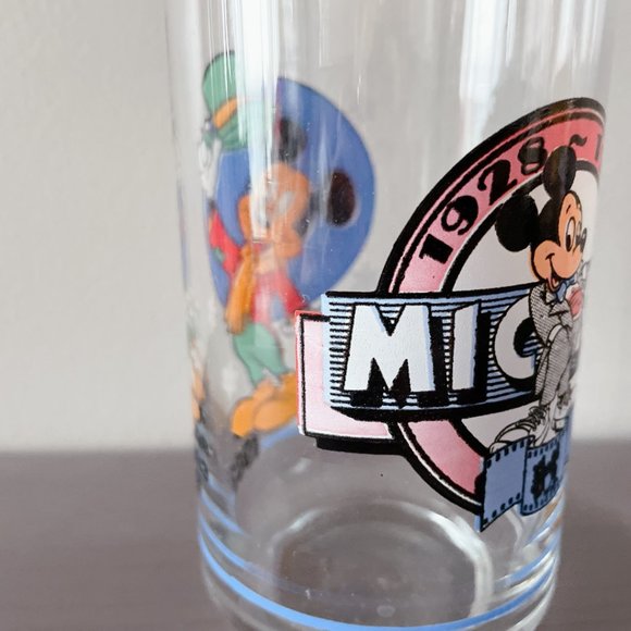 Disney 1983 Micky Mouse Glass Collectable drink ware glassware vintage - Picture 9 of 17